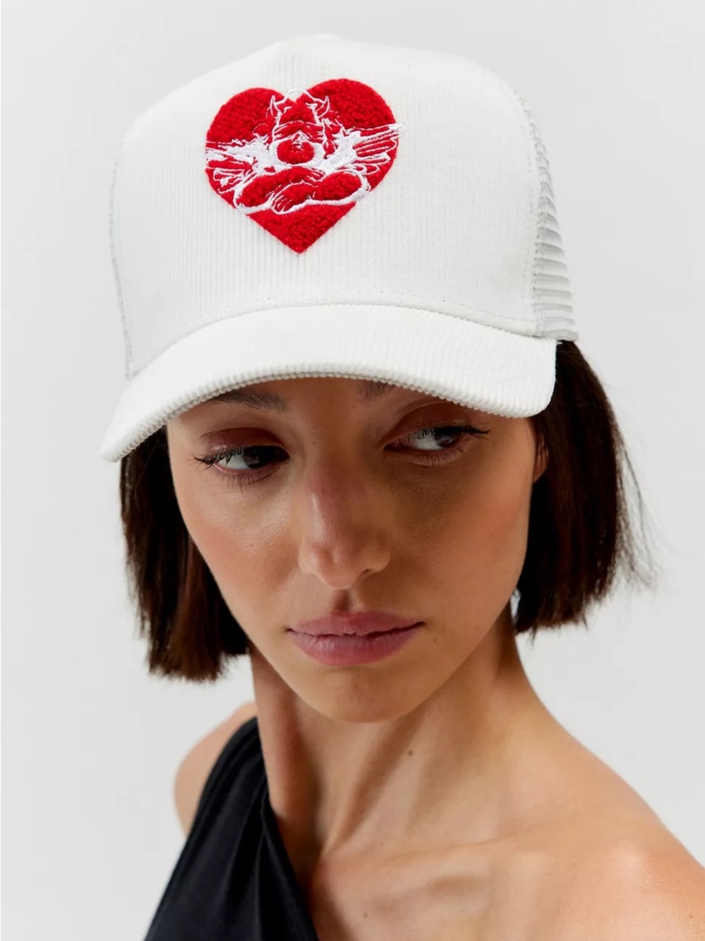 Boys Lie Yours Truly Corduroy Trucker Hat
